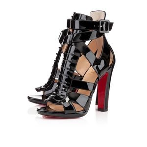 Christian louboutin thick heel
